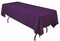 Rectangular Plum Polyester Tablecloth 60×144 Inch Elegant Décor for Weddings, Parties & Banquets